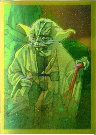 Star Wars Galaxy: Series 7 (Foil Subset) card 15-C Yoda - Gold Foil