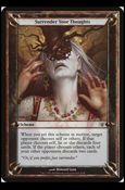 Magic the Gathering: Archenemy (Scheme Subset) card 39 Surrender Your Thoughts