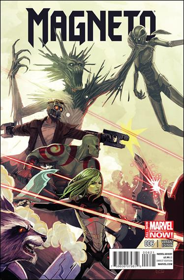 Magneto (2014) issue 6-B Stephanie Hans 1:15 Guardians of the Galaxy Cover