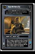 Star Wars: Enhanced Jabba's Palace (Base Set) card 1 Bossk With Mortar Gun