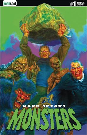 Mark Spears Monsters issue 1-J Mark Spears 1:75 Cover