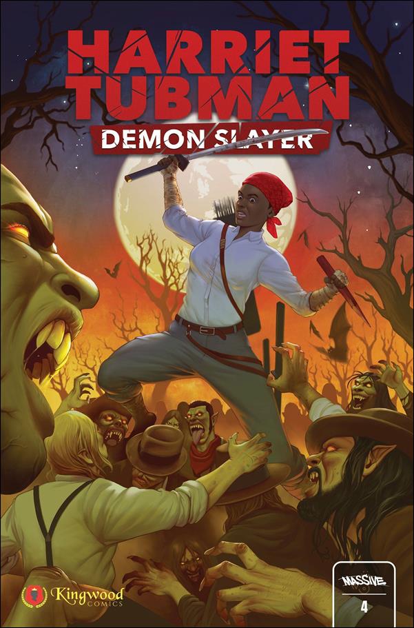 Harriet Tubman: Demon Slayer issue 4 Walt Barna Cover