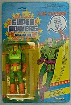 Super Powers Collection Action Figures (1984) figure 11-C Lex Luthor (Canadian Card)
