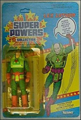Super Powers Collection Action Figures (1984) figure 11-C Lex Luthor (Canadian Card)