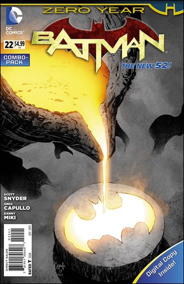 Batman (2011) issue 22-C Unbagged Greg Capullo Cover Combo Pack