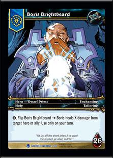 World of Warcraft: Heroes of Azeroth (Oversized Hero Subset) card 1 Boris Brightbeard