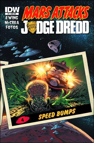 Mars Attacks Judge Dredd issue 4-B Loston Wallace Subscription Cover