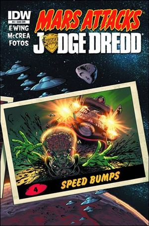 Mars Attacks Judge Dredd issue 4-B Loston Wallace Subscription Cover
