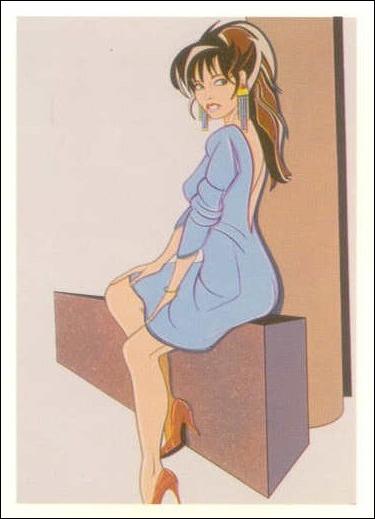 Art of Curves (Base Set) card 25 Geometric Girl