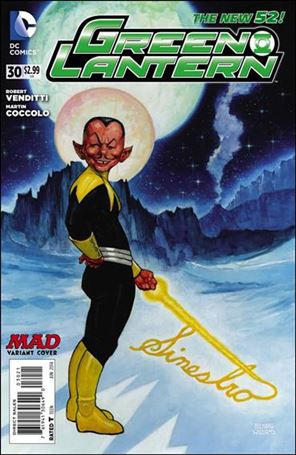 Green Lantern (2011) issue 30-D Richard Williams 1:25 MAD Cover