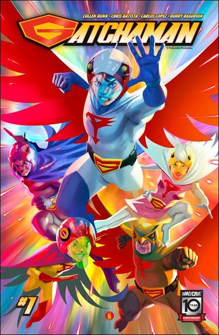 Gatchaman issue 1 Inaki Miranda Cover