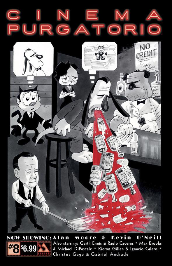 Alan Moore's Cinema Purgatorio issue 8 Kevin O'Neill Cover