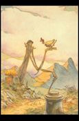 Charles Vess (Base Set) card 17 Mr. Peach and Ms. Blossom