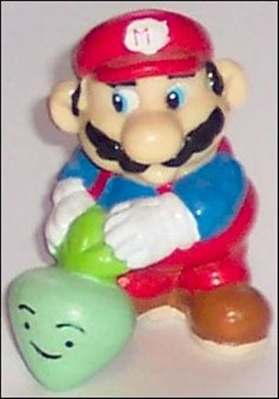Nintendo Figurines figure 4 Mario w/vegetable (Black Hair)