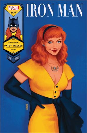 Iron Man (2020) issue 7-B Jen Bartel Women's History Month Cover