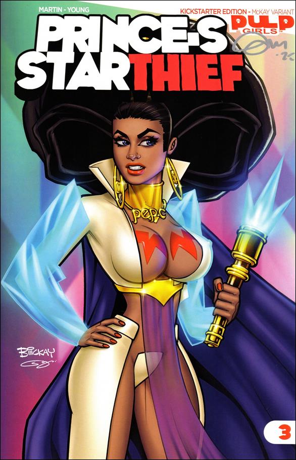 Pulp Girls: Prince-S STARthief issue 3-E Bill McKay Cover