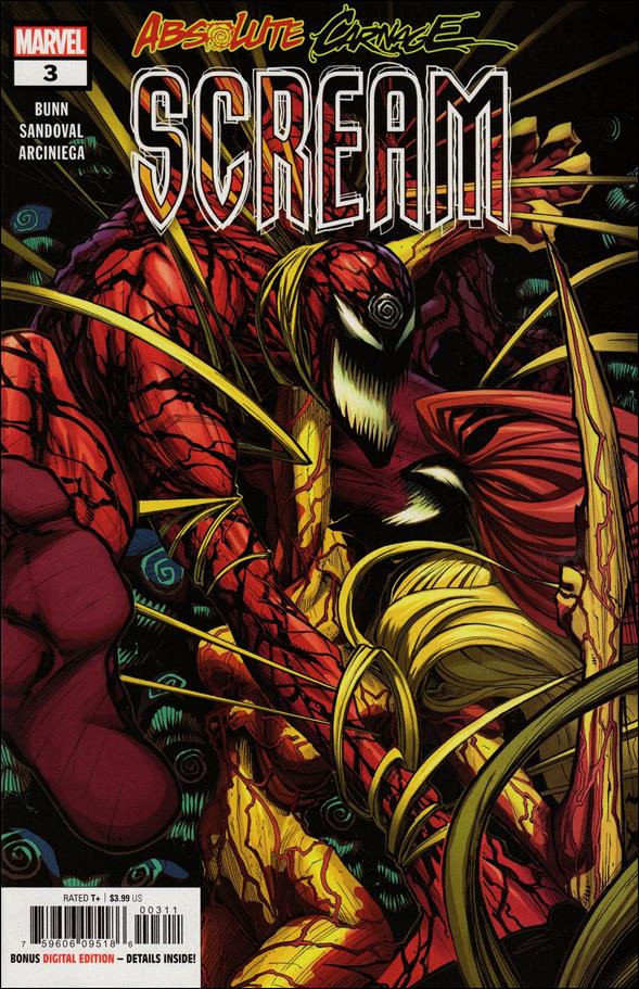 Absolute Carnage: Scream issue 3 Gerardo Sandoval Cover