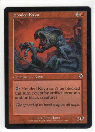 Magic the Gathering: Invasion (Base Set) card 147 Hooded Kavu