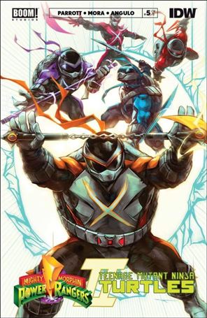 Mighty Morphin Power Rangers / Teenage Mutant Ninja Turtles II issue 5-D Ivan Tao TMNT Cover