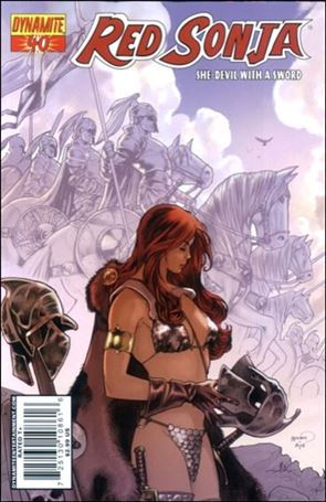 Red Sonja (2005) issue 40-C Paul Renaud Standard Cover