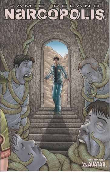 Jamie Delano's Narcopolis issue 3-B Wraparound Cover