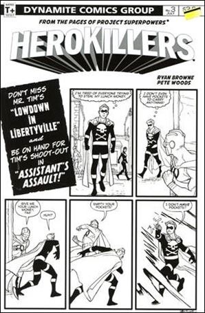 Project Superpowers: Hero Killers issue 3-D Pete Woods 1:15 B&W Cover