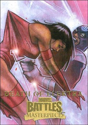 2008 Marvel Masterpieces: Series 3 (Base Set) card 53 Death of Elektra