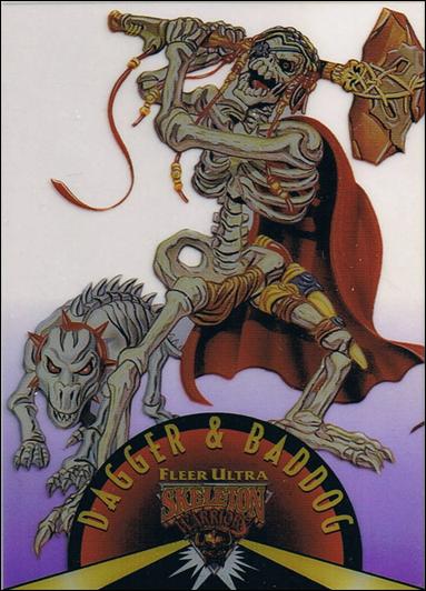 Fleer Ultra Skeleton Warriors (Suspended Animation Subset) card 6 Dagger & Baddog