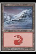 Magic the Gathering: 7th Edition (Base Set) card 338 Mountain