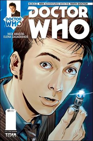 Doctor Who: The Tenth Doctor issue 1-B Elena Casagrande Subscription Cover