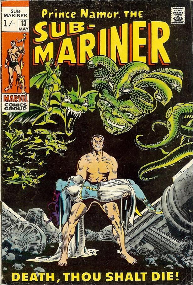 Sub-Mariner (1968) issue 13-B UK Price Cover