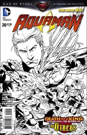 Aquaman (2011) issue 20-B 1:25 Black and White Cover