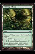 Magic the Gathering: Duel Decks: Garruk vs. Liliana (Base Set) card 27 Treetop Village