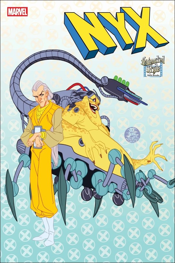 NYX (2024) issue 8-C Mark Brooks Animated-Style Cover