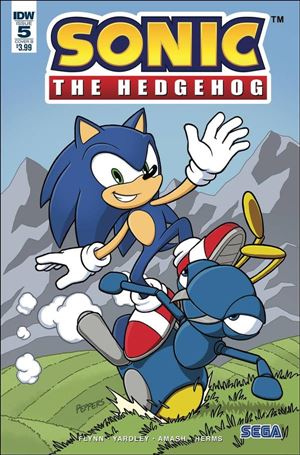 Sonic the Hedgehog (2018) issue 5-B Kieran Gates Cover