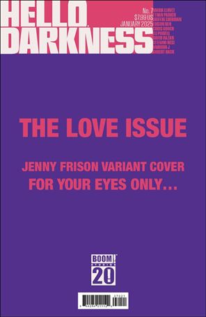 Hello Darkness issue 7-B Jenny Frison Polybagged  Cover