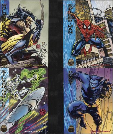 Marvel Universe: Series 5 (Promo) card 5 4 Card Sheet 