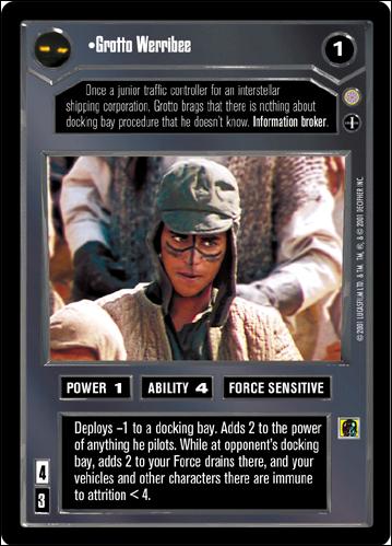 Star Wars: Coruscant Limited (Base Set) card 3 Grotto Werribee