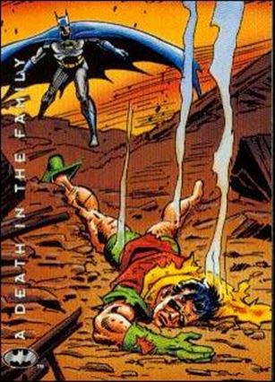 Batman: Saga of the Dark Knight (Base Set) card 43 A Death in the Family - Mourning Time