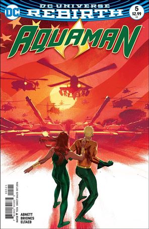 Aquaman (2016) issue 5-B Joshua Middleton Cover