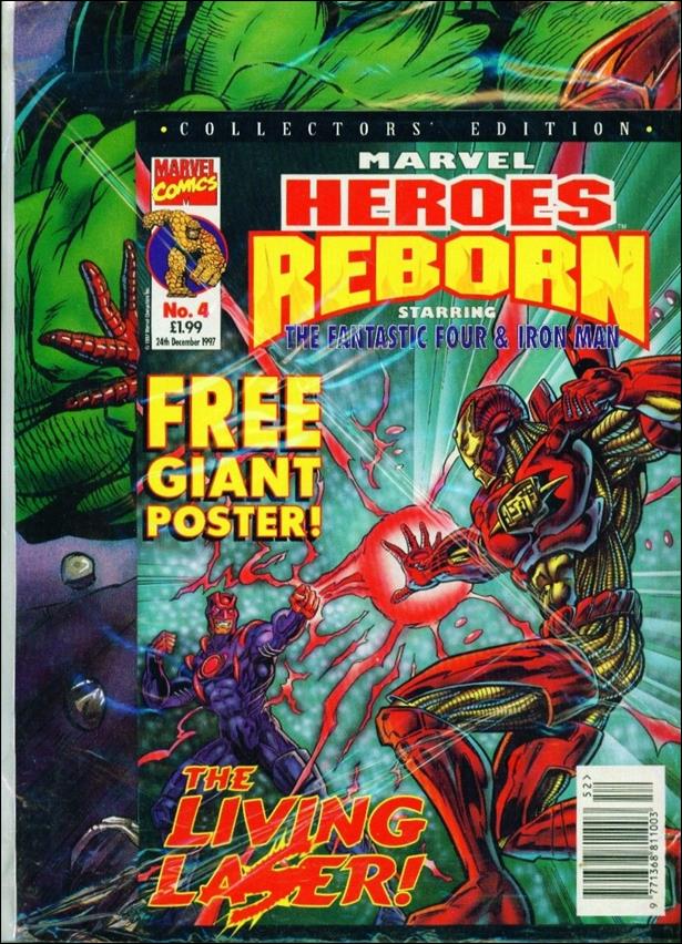 Marvel Heroes Reborn (UK) issue 4 Cardstock Cover Polybagged with Poster