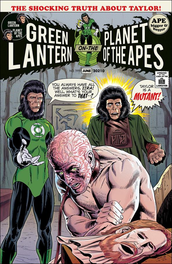 Planet of the Apes/Green Lantern issue 4-D Paul Rivoche 1:20 Homage Cover