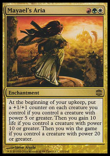 Magic The Gathering: Alara Reborn (Base Set) card 121 Mayael's Aria