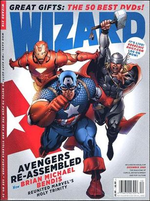 Wizard: The Magazine of Comics, Entertainment and Pop Culture issue 218-B Marcos Martin Avengers Cover