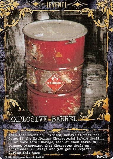 Resident Evil: Alliance (Base Set) card MA-038 Explosive Barrel