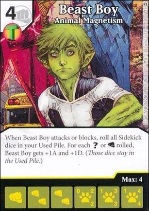 DC Comics Dice Masters War of Light card 109 Beast Boy: Animal Magnetism 