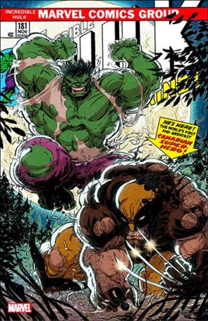 Incredible Hulk (1968) issue 181-J Kaare Andrews Unknown Facsimile Edition Cover