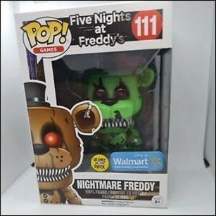 POP! Games figure 111-B Nightmare Freddy GITD