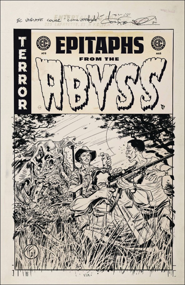 Epitaphs from the Abyss (2024) issue 9-D Jay Stephens B&W Homage 1:20 Cover
