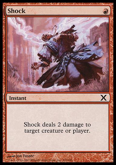 Magic the Gathering: 10th Edition (Base Set) card 232 Shock